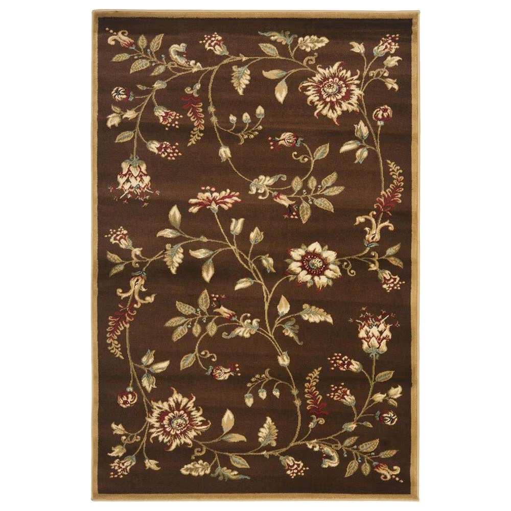 Safavieh Lyndhurst 3'3" x 5'3" Brown and Multicolor Area Rug