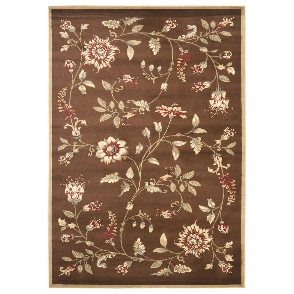 Safavieh Lyndhurst 5'3" x 7'6" Brown and Multicolor Area Rug