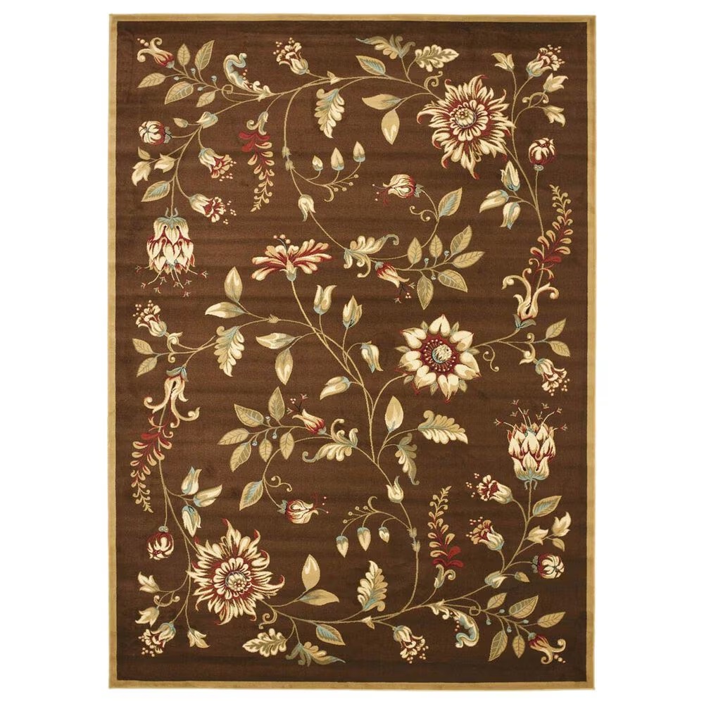 Safavieh Lyndhurst LNH552 8' x 11' Brown and Multicolor Area Rug