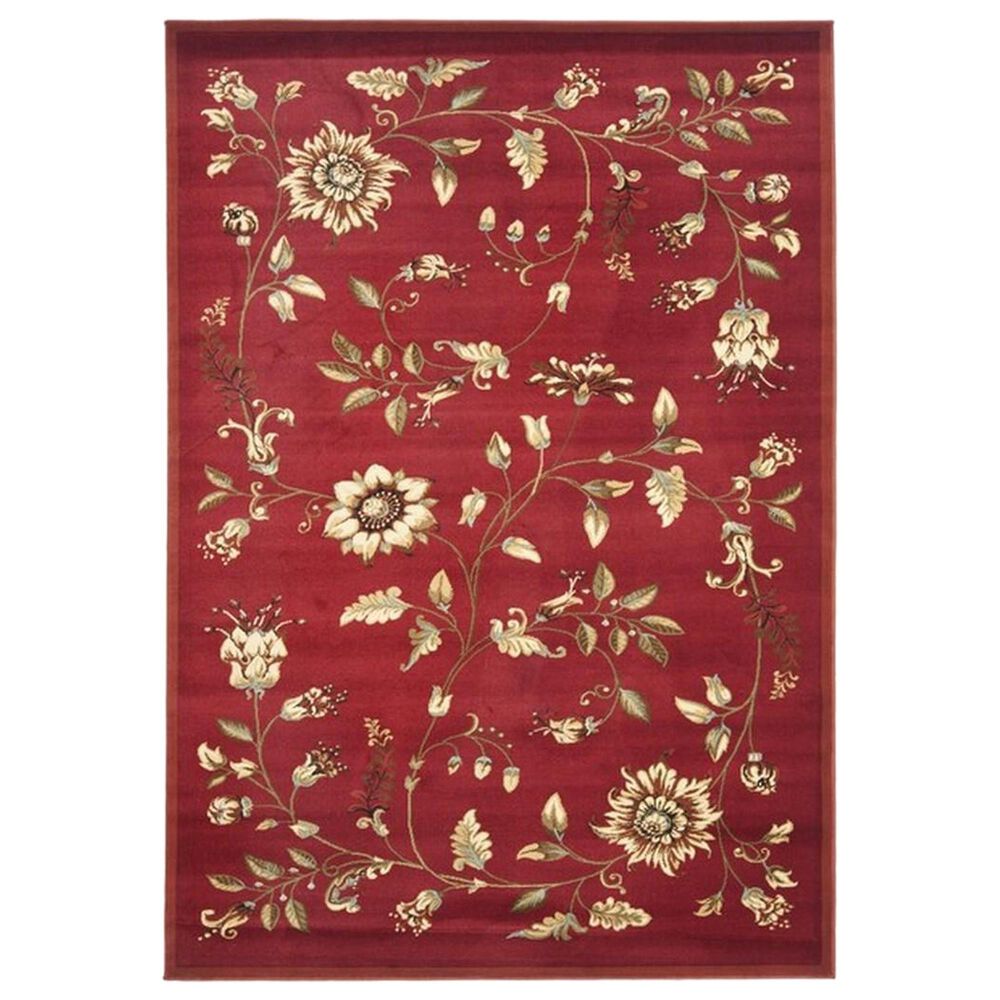 Safavieh Lyndhurst LNH552 5'3" x 7'6" Red and Multicolor Area Rug