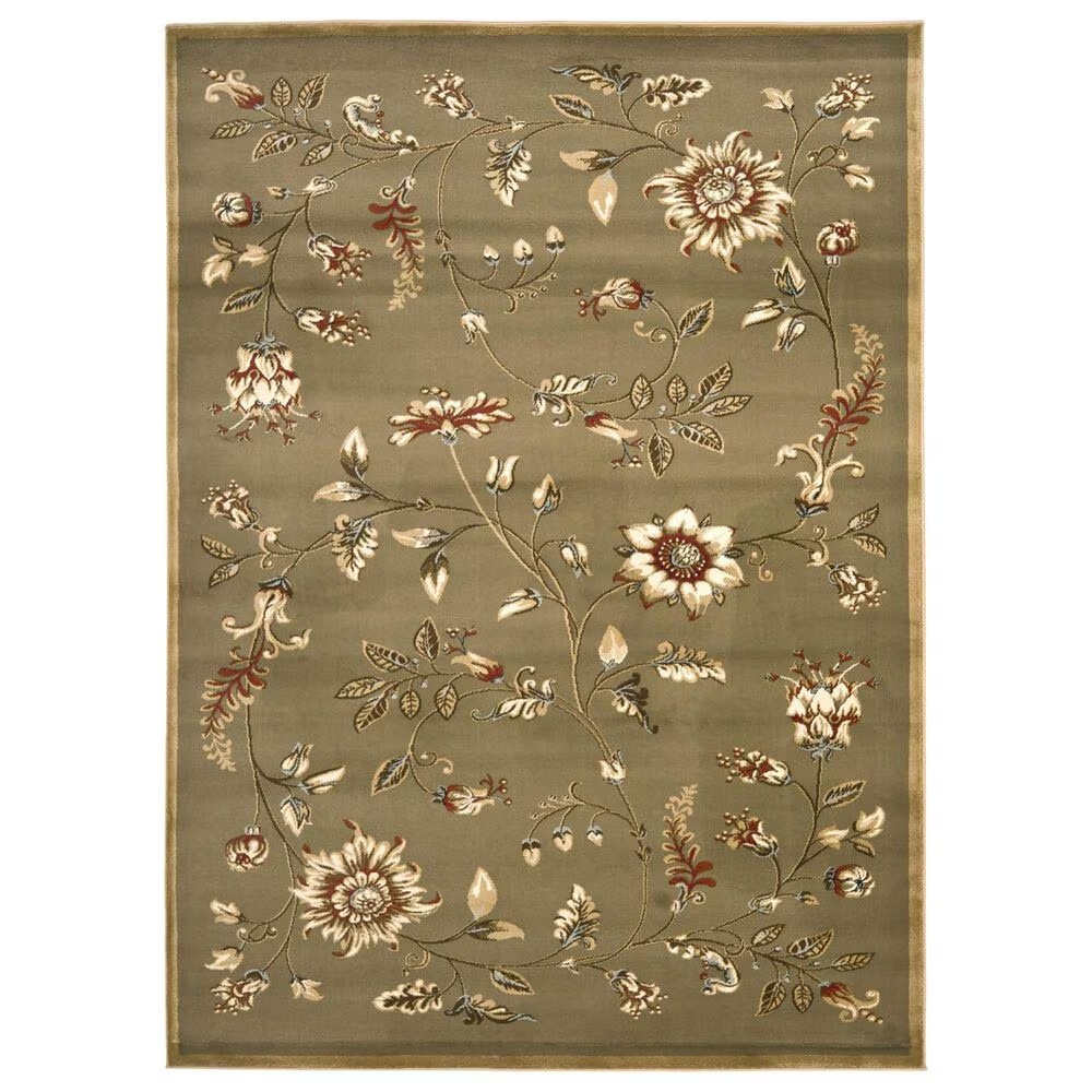 Safavieh Lyndhurst LNH552 4' x 6' Green and Multicolor Area Rug