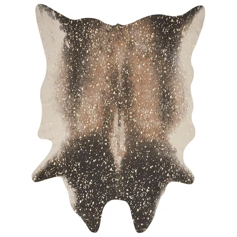 Loloi Bryce BZ-04 5' x 6'6" Mocha and Gold Area Rug