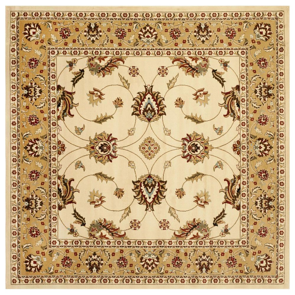 Safavieh Lyndhurst LNH553 6'7" Square Ivory and Beige Area Rug
