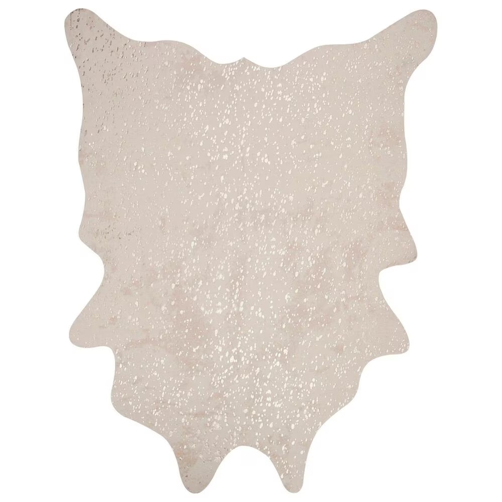 Loloi Bryce BZ-08 5' x 6'6" Ivory and Champagne Area Rug