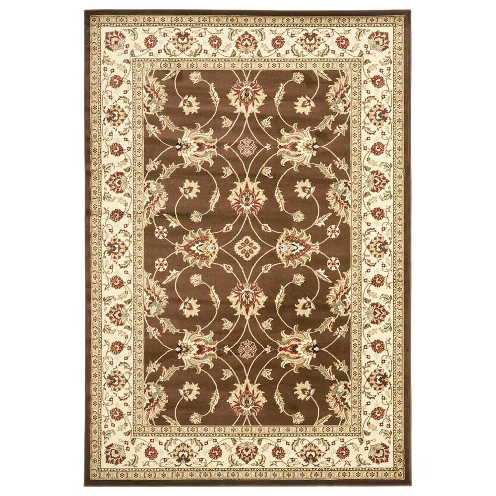 Safavieh Lyndhurst LNH553 5'3" x 7'6" Brown and Ivory Area Rug