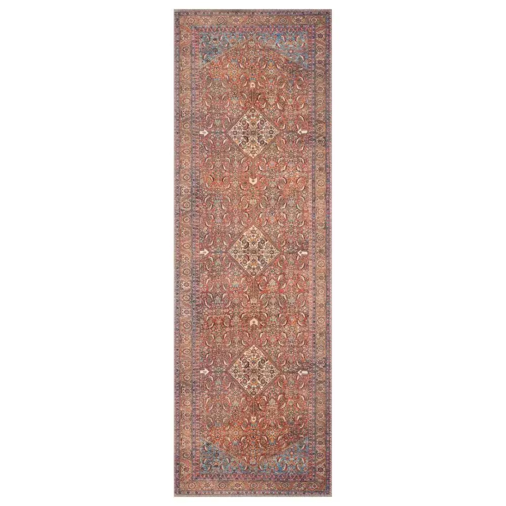 Loloi Loren LQ-06 2'6" x 7'6" Multicolor Runner