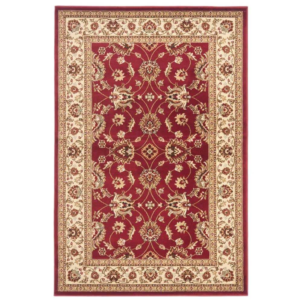 Safavieh Lyndhurst LNH553 3'3" x 5'3" Red and Ivory Area Rug