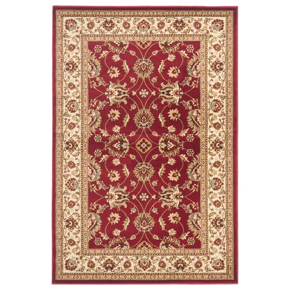 Safavieh Lyndhurst LNH553 4' x 6' Red and Ivory Area Rug