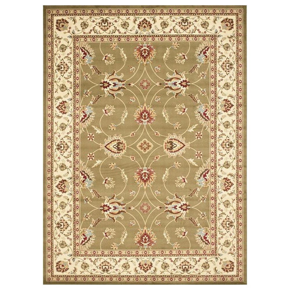 Safavieh Lyndhurst LNH553 6'7" x 9'6" Green and Ivory Area Rug