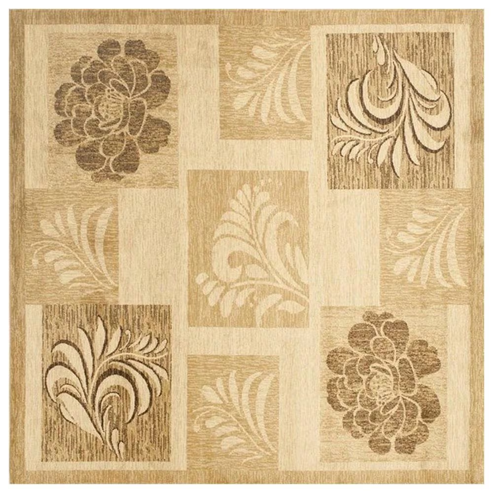 Safavieh Lyndhurst LNH554 6'7" Square Ivory and Multicolor Area Rug