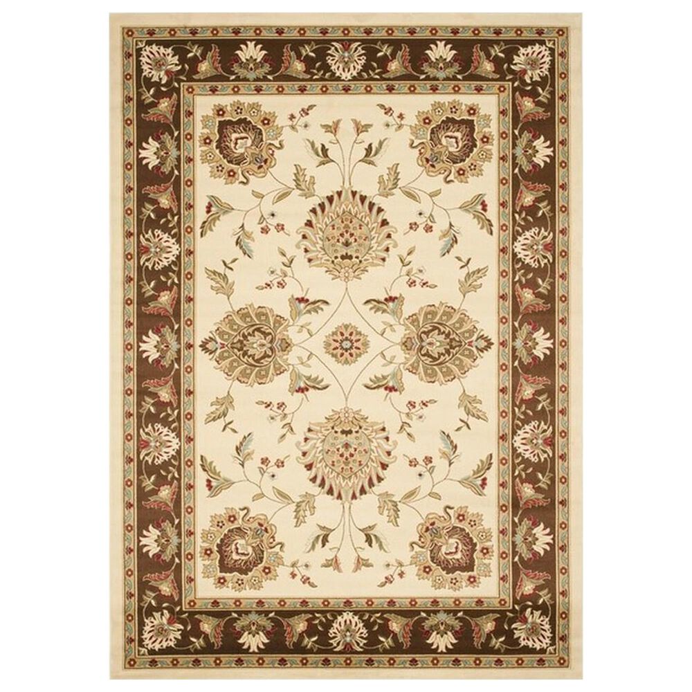 Safavieh Lyndhurst LNH555 8'9" x 12' Ivory and Brown Area Rug