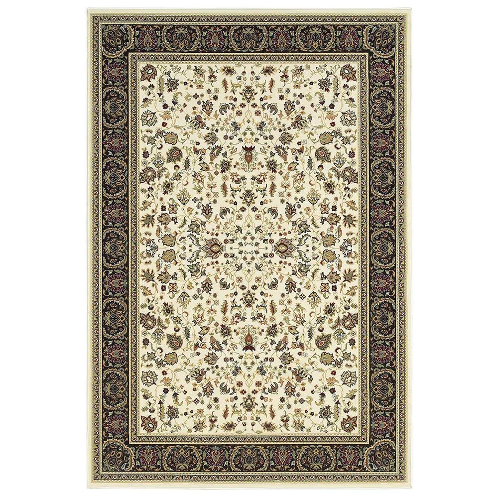 Oriental Weavers Kashan 108X1 1'10" x 3' Ivory Area Rug
