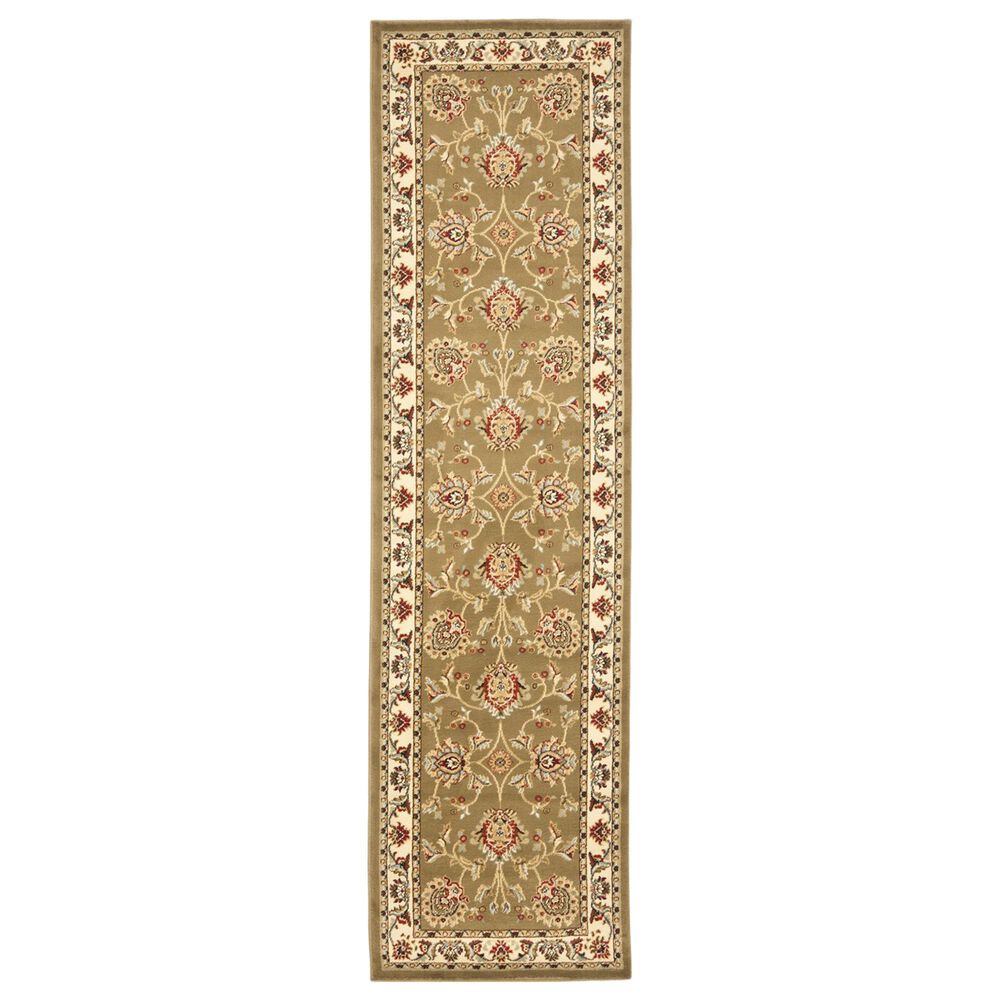 Safavieh Lyndhurst LNH555 2'3" x 16' Green and Ivory Runner