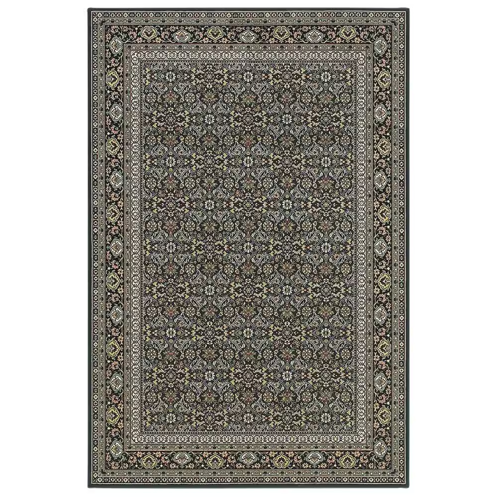 Oriental Weavers Kashan 180L1 2'3" x 7'6" Navy Runner