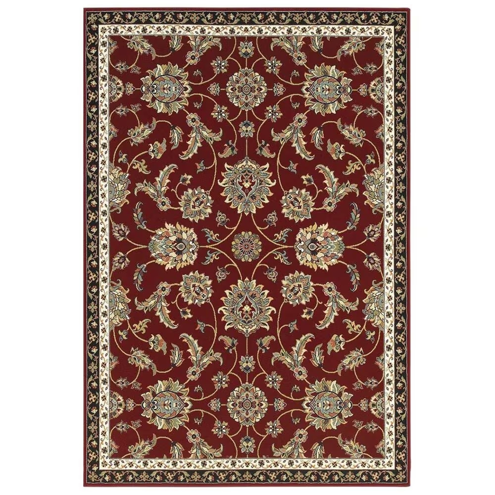 Oriental Weavers Kashan 370RI 2'3" x 7'6" Red Runner