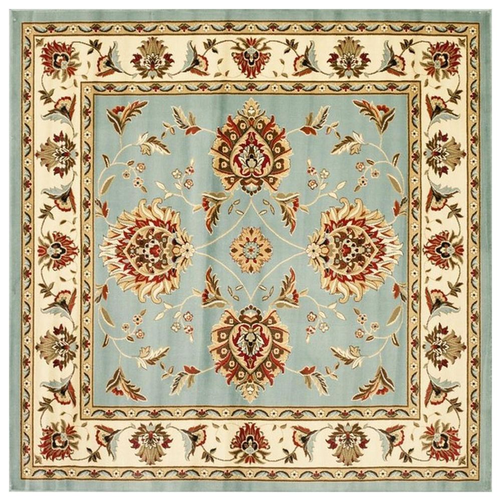 Safavieh Lyndhurst LNH555 6'7" Square Blue and Ivory Area Rug