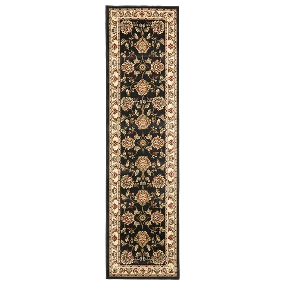 Safavieh Lyndhurst LNH555 2'3" x 16' Black and Ivory Runner