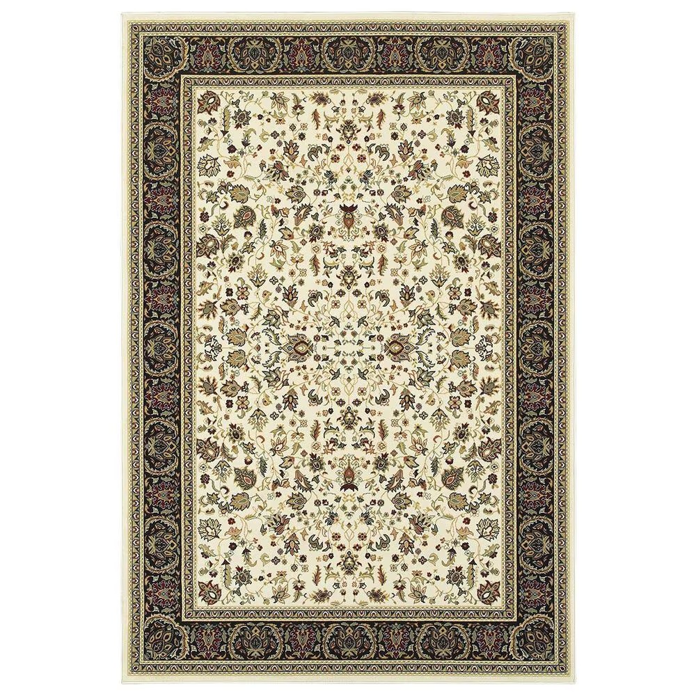 Oriental Weavers Kashan 108X1 9'10" x 12'10" Ivory Area Rug