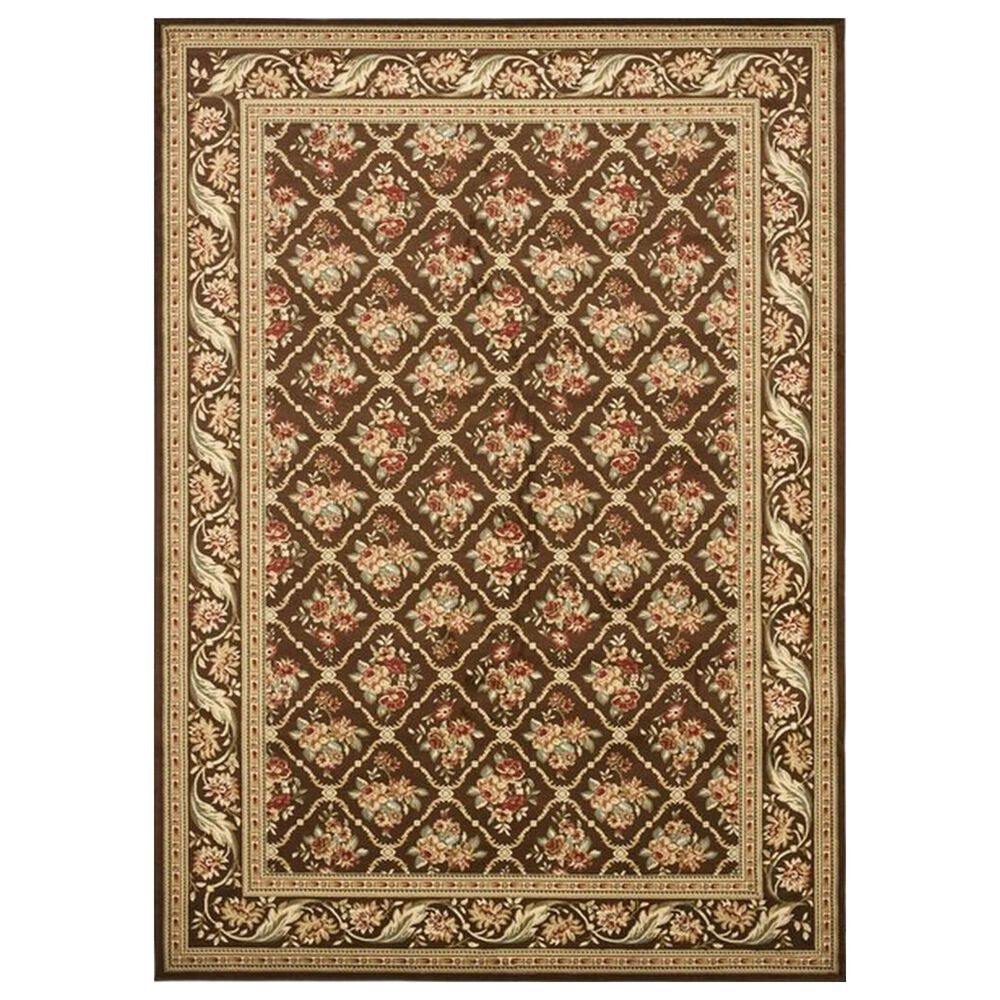 Safavieh Lyndhurst LNH556 6'7" x 9'6" Brown Area Rug