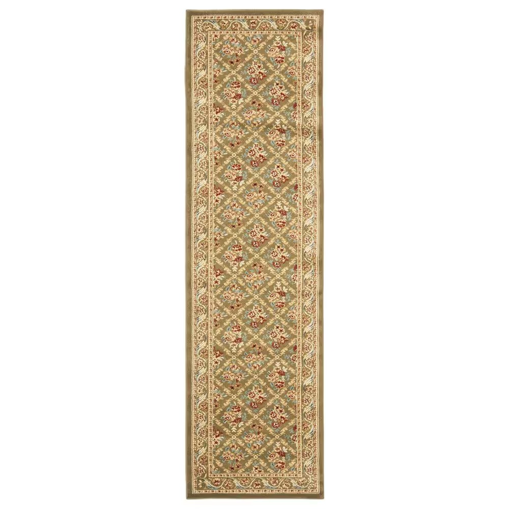 Safavieh Lyndhurst LNH556 2'3" x 12' Green Runner