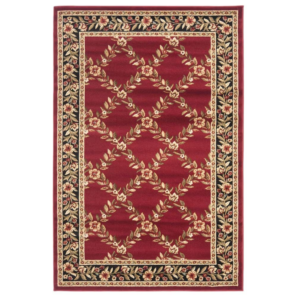 Safavieh Lyndhurst 3'3" x 5'3" Red and Black Area Rug