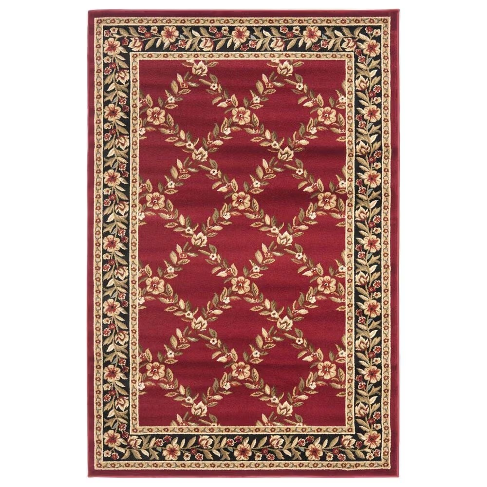 Safavieh Lyndhurst 4' x 6' Red and Black Area Rug