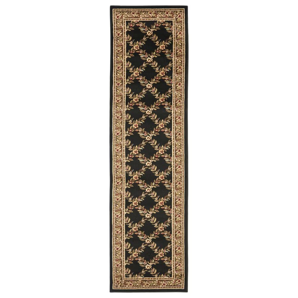 Safavieh Lyndhurst 2'3" x 16' Black and Brown Runner