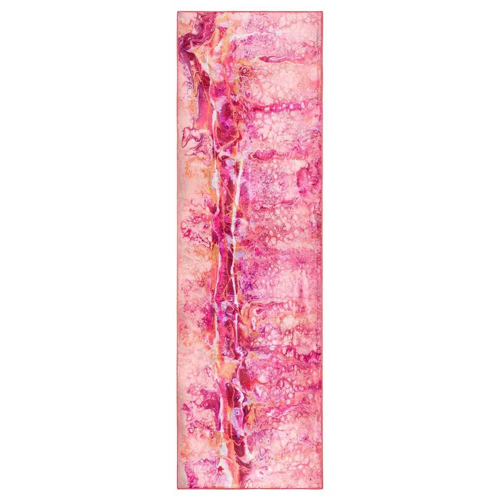 Dalyn Rug Company Kikiamo Flamingo 2'3" x 7'6" Runner