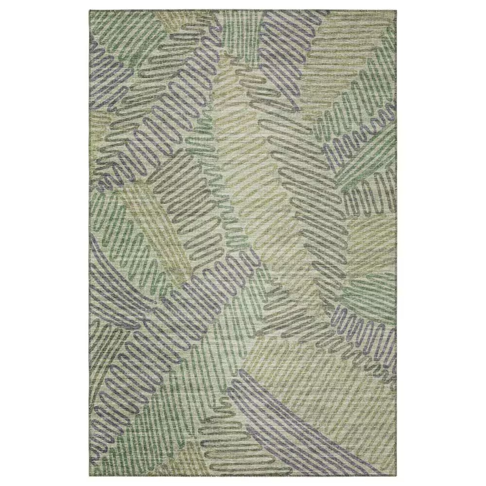 Dalyn Rug Company Sedona Floral 3' x 5' Moss Indoor/Outdoor Area Performance Rug
