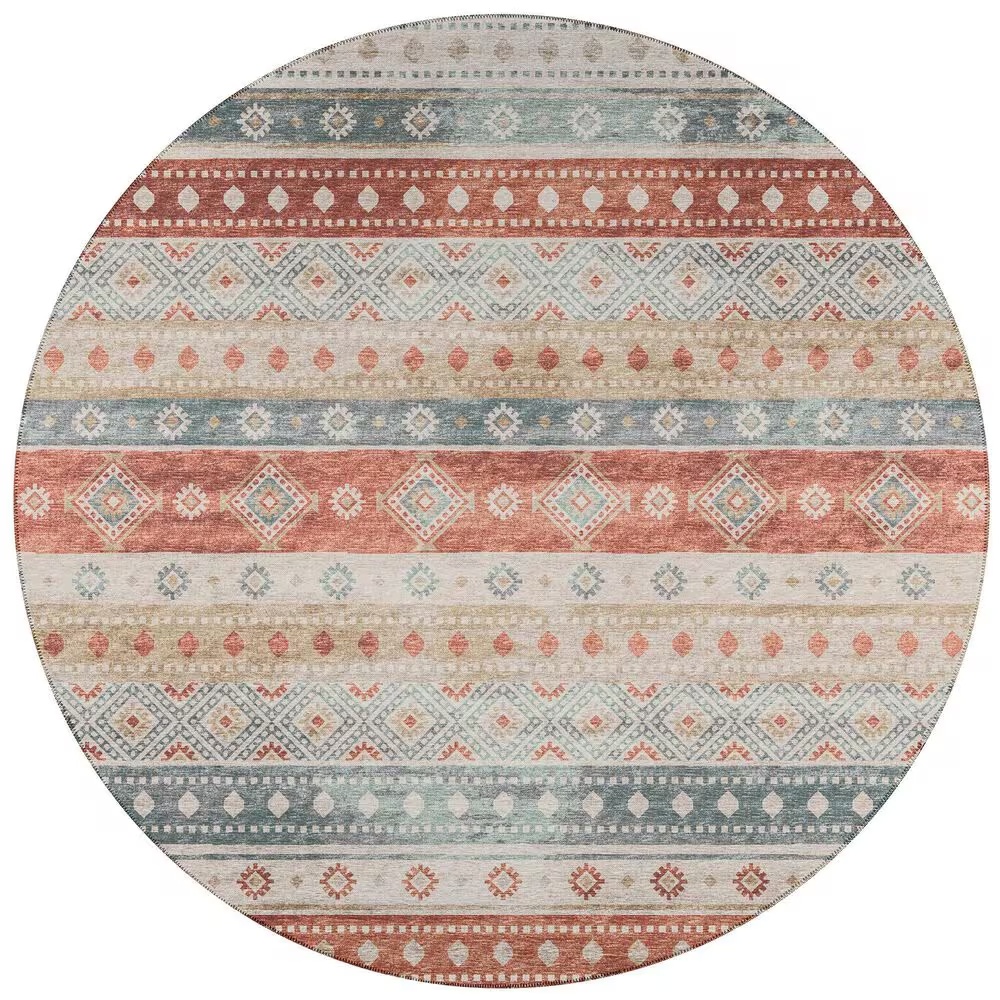 Dalyn Rug Company Sedona 4' Round Canyon Indoor/Outdoor Area Performance Rug
