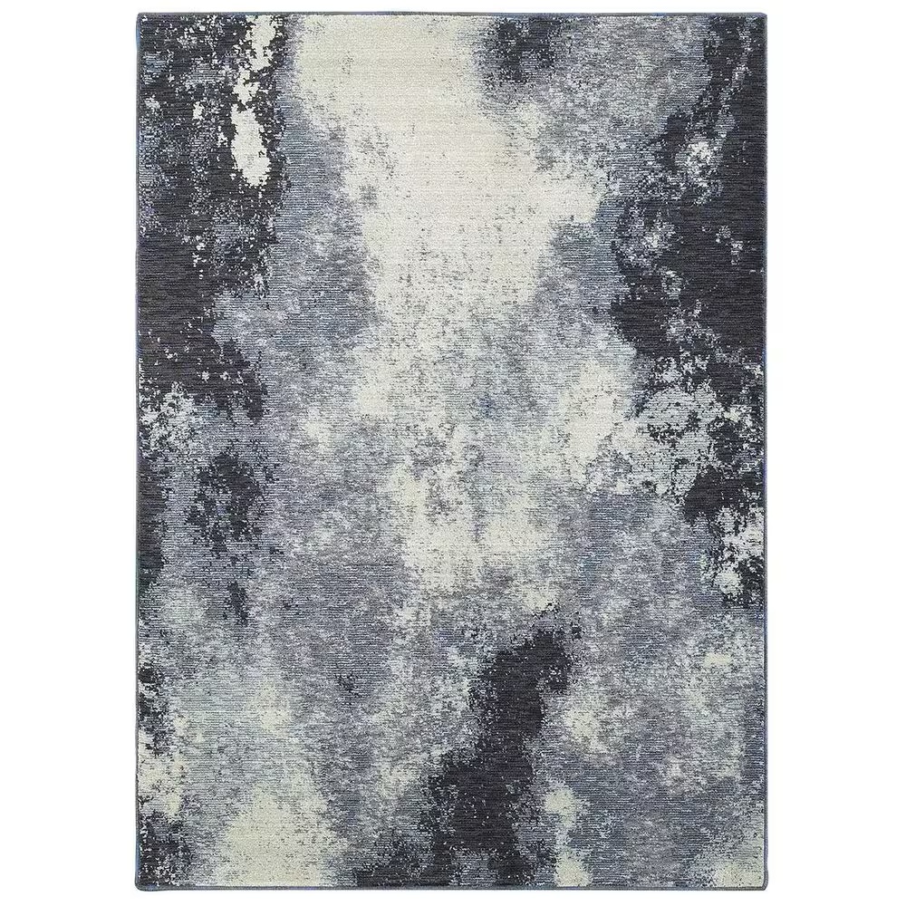 Oriental Weavers Evolution 8000B 2'6" x 12' Navy Runner