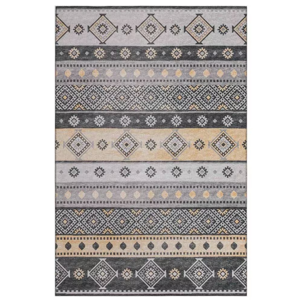 Dalyn Rug Company Sedona Southwestern 2'3" x 7'6" Midnight Indoor/Outdoor Area Performance Rug
