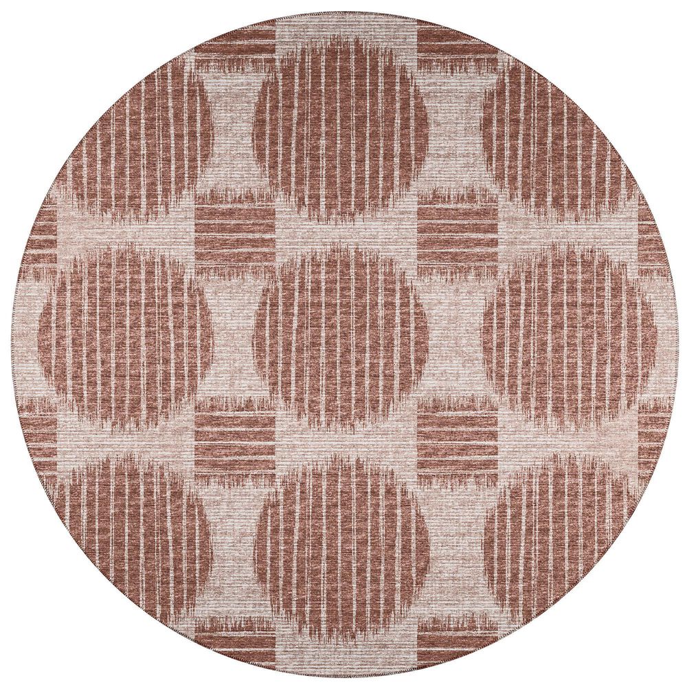 Dalyn Rug Company Sedona 6' Round Driftwood Indoor/Outdoor Area Performance Rug