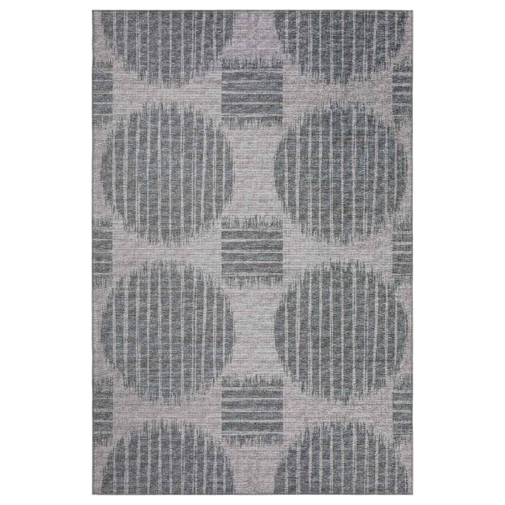 Dalyn Rug Company Sedona Geometric 8' x 10' Pewter Indoor/Outdoor Area Performance Rug