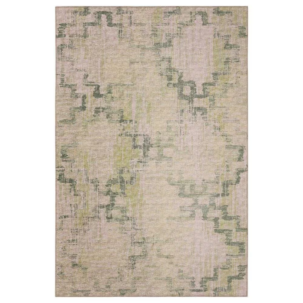 Dalyn Rug Company Sedona Geometric 10' x 14' Moss Indoor/Outdoor Area Performance Rug