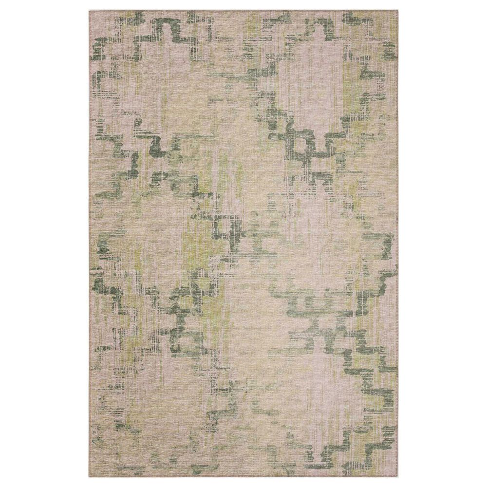 Dalyn Rug Company Sedona Geometric 2'3" x 10' Moss Indoor/Outdoor Performance Runner