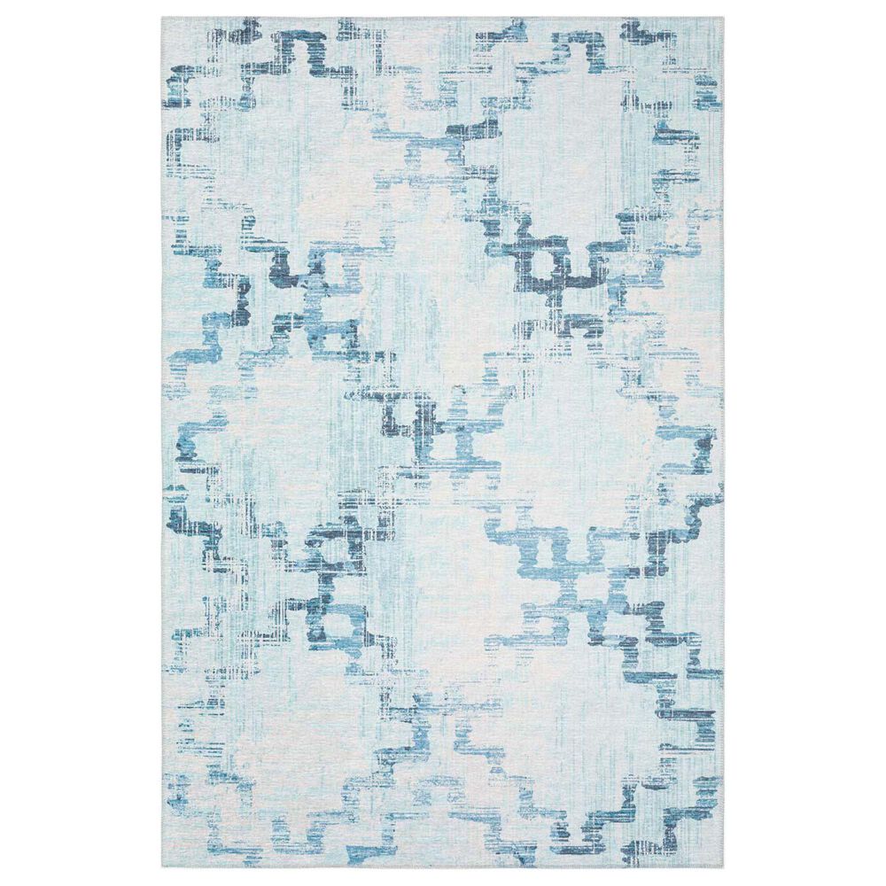 Dalyn Rug Company Sedona Geometric 2'3" x 7'6" Skydust Indoor/Outdoor Area Performance Rug