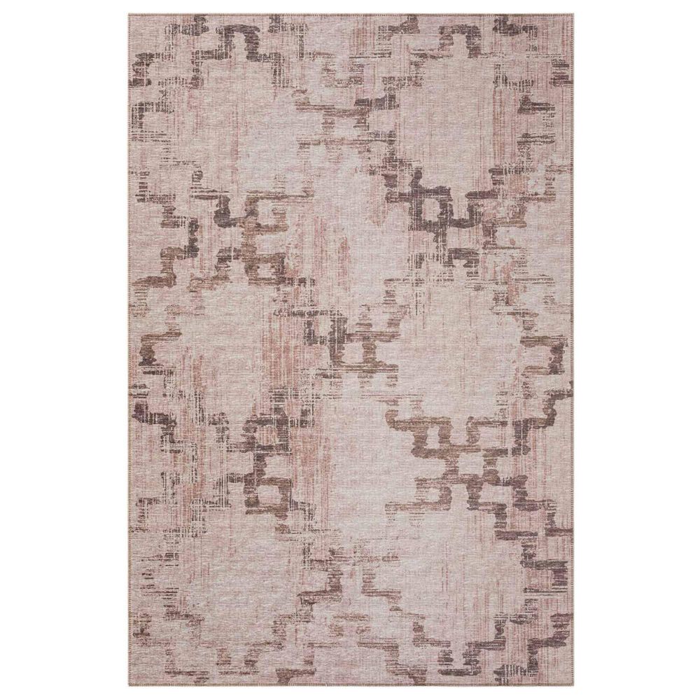 Dalyn Rug Company Sedona Geometric 2'3" x 12' Walnut Indoor/Outdoor Performance Runner