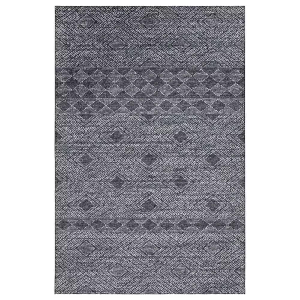 Dalyn Rug Company Sedona Geometric SN1 10' Round Midnight Indoor/Outdoor Area Performance Rug
