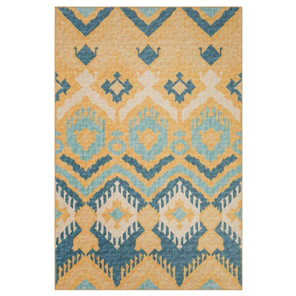 Dalyn Rug Company Sedona 8' Round Marigold Indoor/Outdoor Area Performance Rug