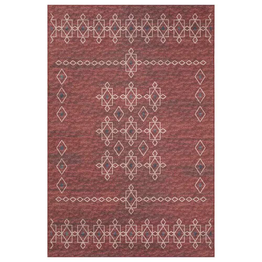 Dalyn Rug Company Sedona Southwestern 2'3" x 12' Paprika Indoor/Outdoor Performance Runner