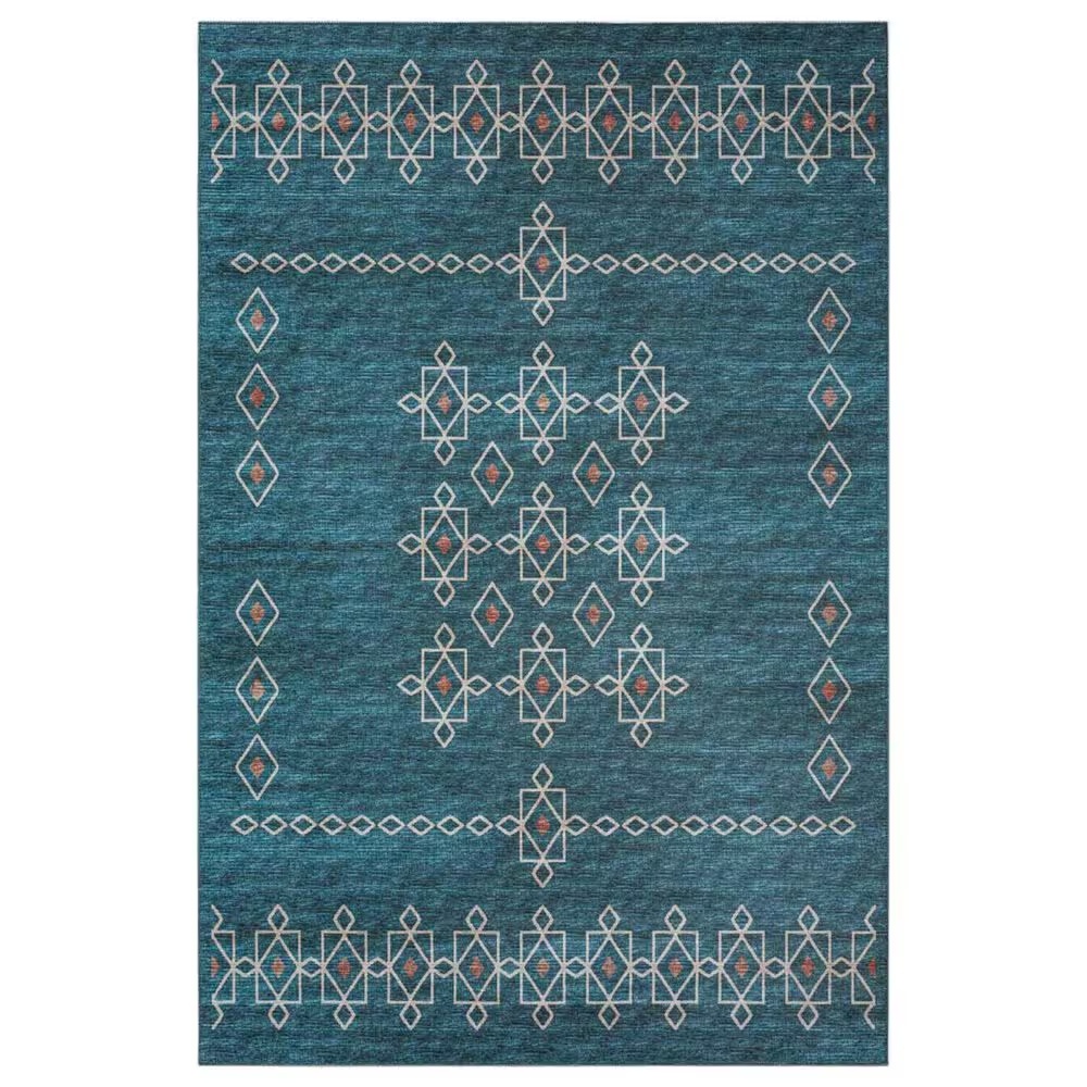 Dalyn Rug Company Sedona Southwestern 6' Round Riverview Indoor/Outdoor Area Performance Rug