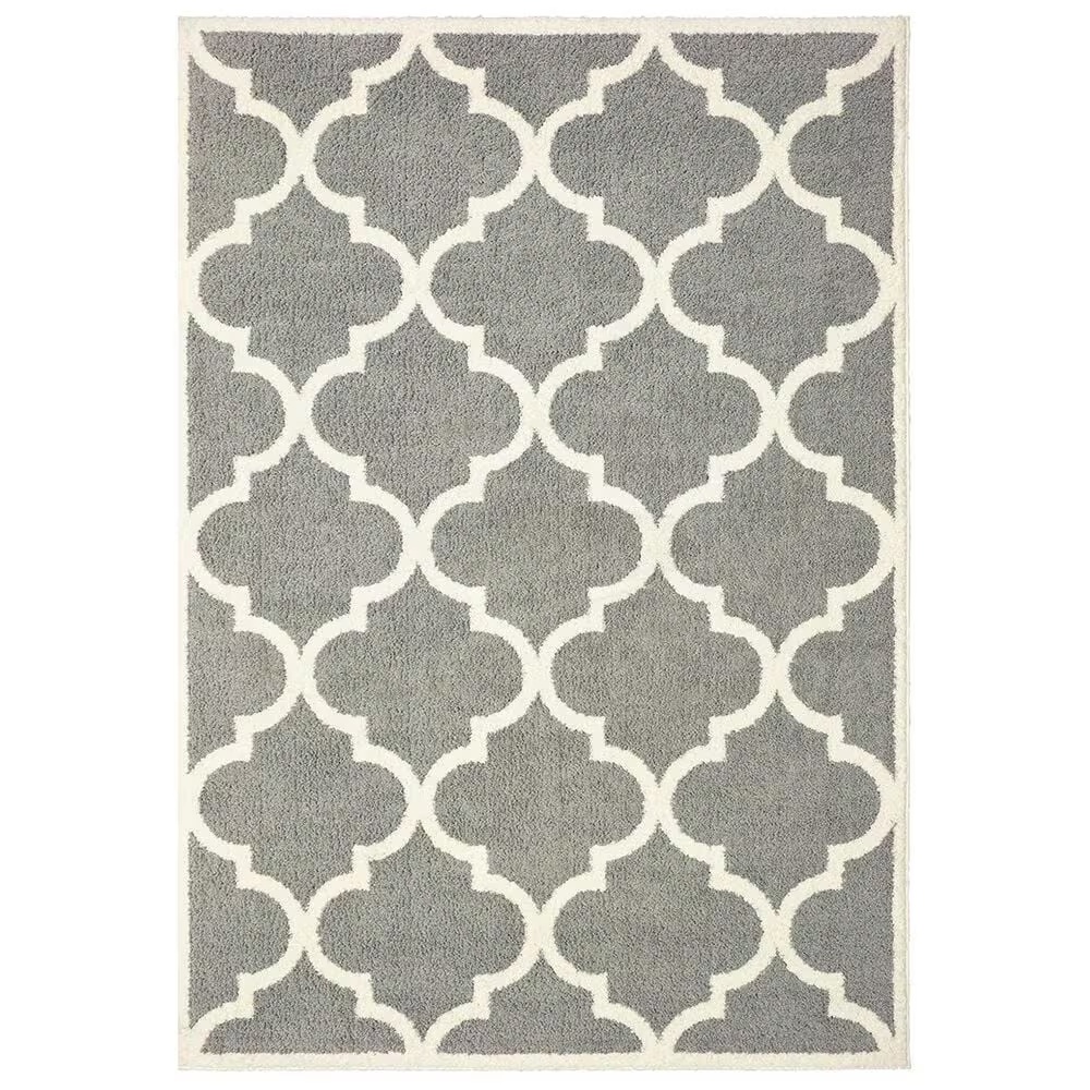 Oriental Weavers Verona 529H6 6'7" x 9'6" Grey and Ivory Area Rug