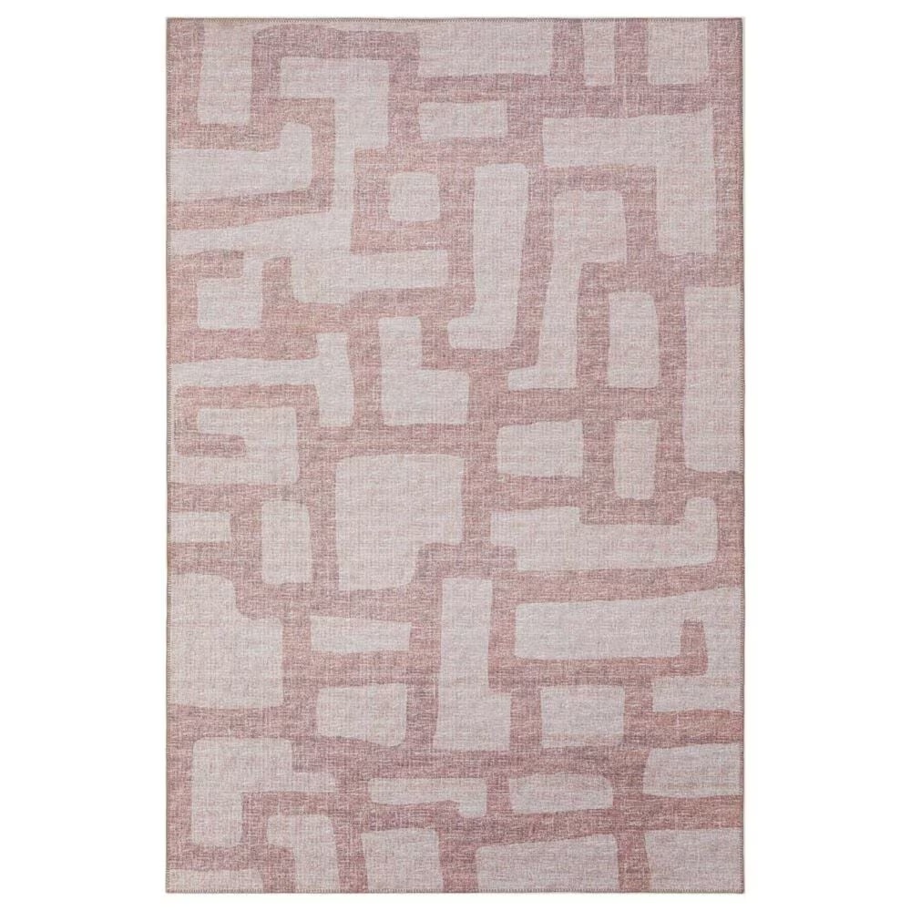 Dalyn Rug Company Sedona Geometric 8' Round Taupe Indoor/Outdoor Area Performance Rug
