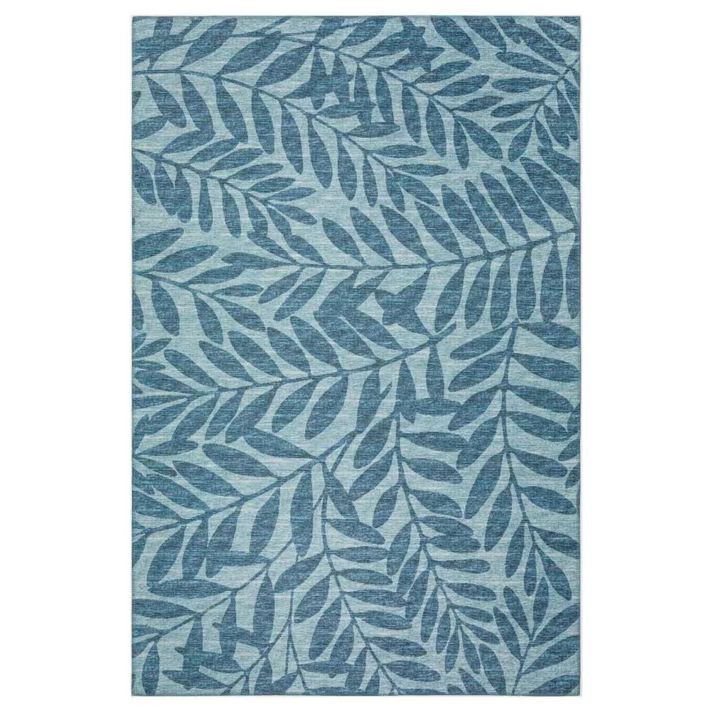 Dalyn Rug Company Sedona Floral 2'3" x 12' Denim Indoor/Outdoor Performance Runner