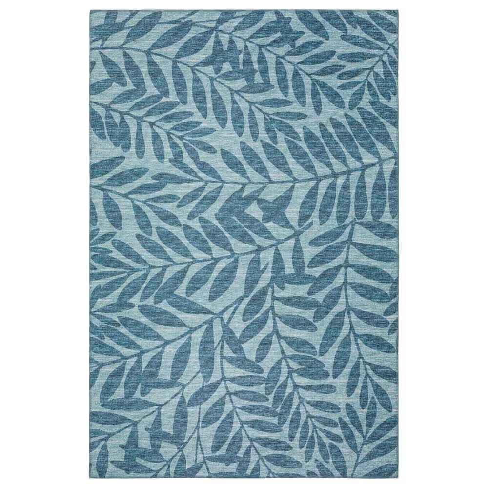 Dalyn Rug Company Sedona Floral 9' x 12' Denim Indoor/Outdoor Area Performance Rug