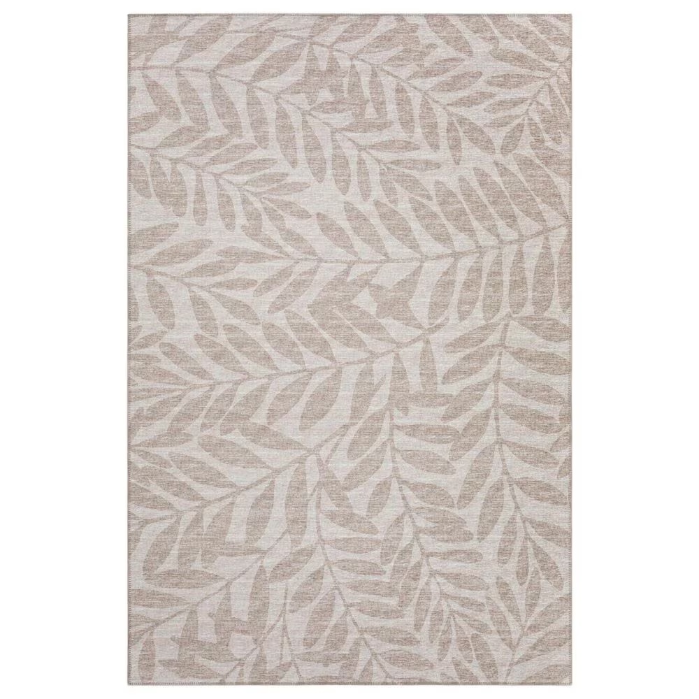 Dalyn Rug Company Sedona Floral 6' Round Putty Indoor/Outdoor Area Performance Rug