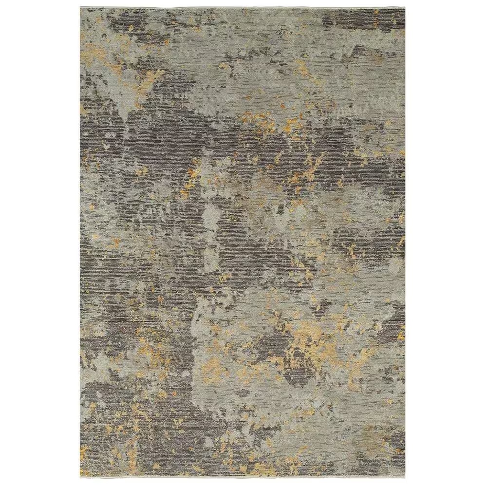 Oriental Weavers Evolution 8025B 10' x 13'2" Grey and Gold Area Rug