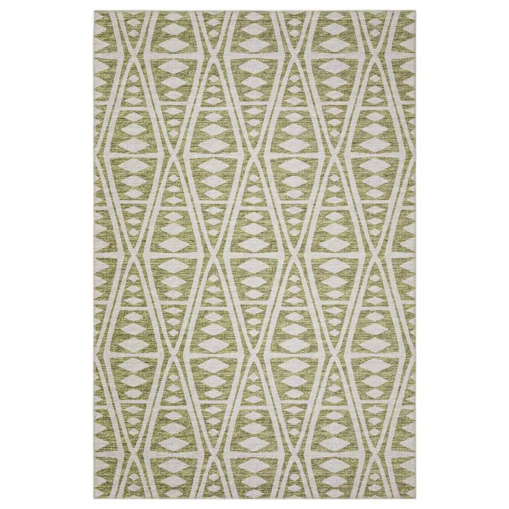 Dalyn Rug Company Sedona Southwestern 6' Round Moss Indoor/Outdoor Area Performance Rug