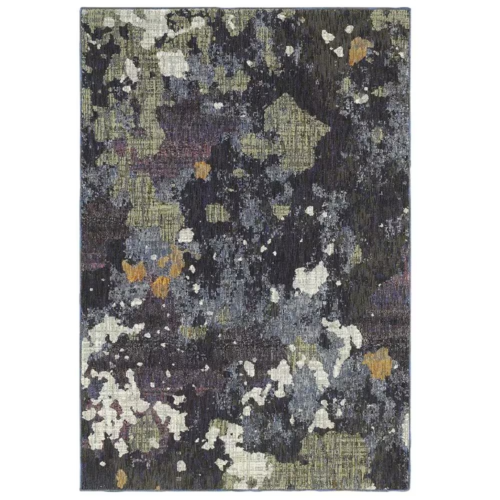 Oriental Weavers Evolution 8029A 10' x 13'2" Navy Area Rug